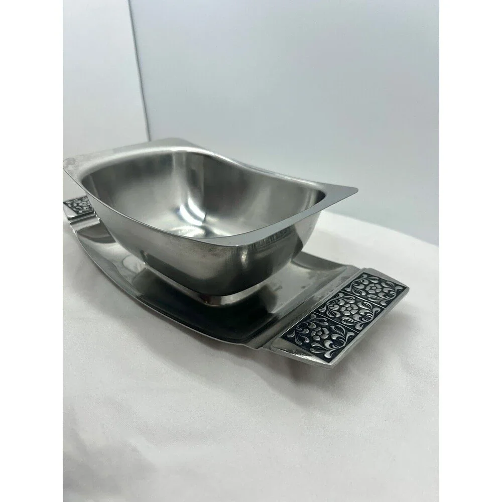 Velvet 18‎ Stainless Stanley Roberts Serving Bowl Tray  6.5